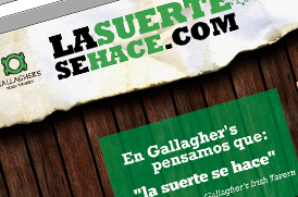 Imagen de la campaña LaSuerteSeHace