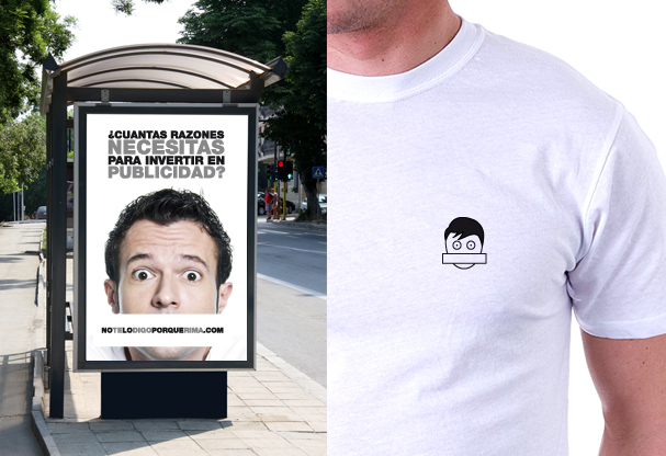 Imagen de Mupis y camisetas de NoTeLoDigoPorqueRima
