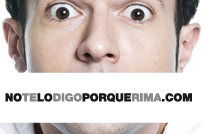 Imagen de la campaña NoTeLoDigoPorqueRima
