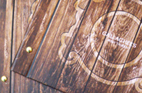 Carta de madera de Gallagher&rsquo;s Irish Tavern