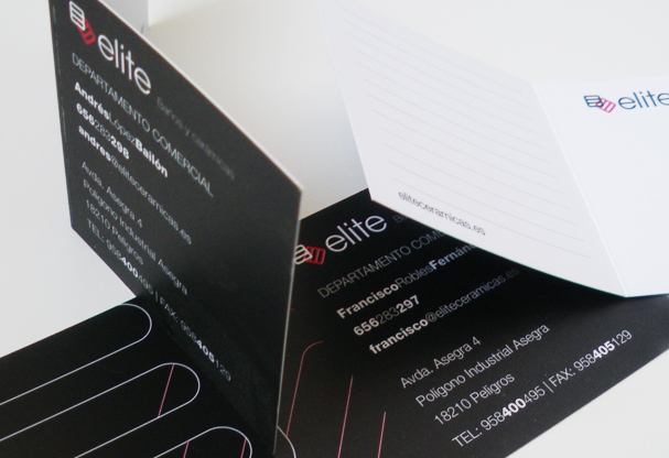 Plano detalle de Tarjetas Elite
