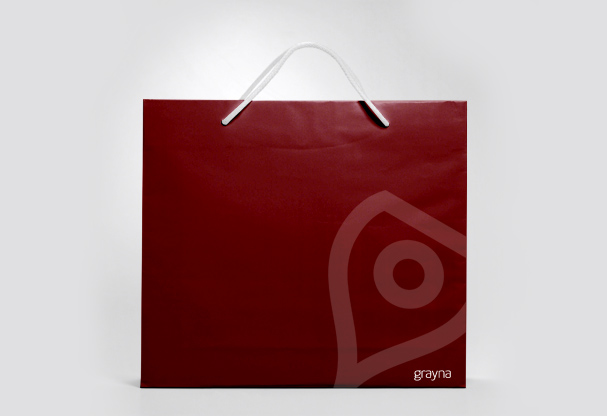Bolsa corporativa roja de Grayna