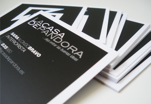 Plano detalle de tarjetas LaCasaDePandora