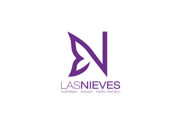 Logotipo Cortinas Las Nieves con fondo blanco