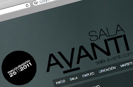 Web de Sala Avanti