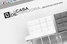 Microsite corporativo de LaCasaDePandora